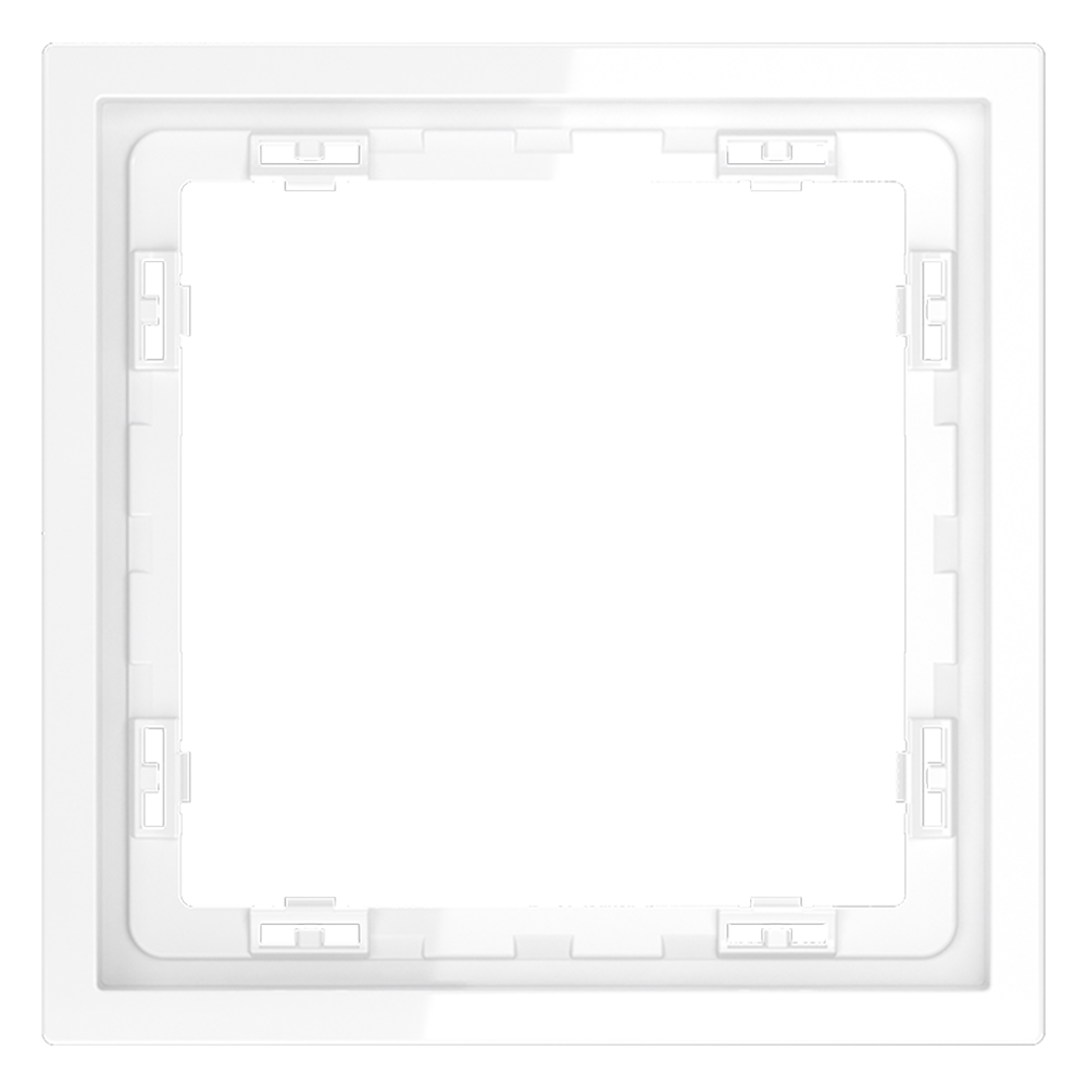 Рамка пластиковая Voltum S70 Белый глянцевый VLS100101 — изображение 2