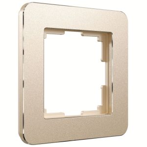 Рамка из металла Werkel Platinum на 1 пост Шампань W0012611