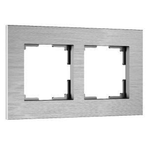 Рамка из металла Werkel AluMax на 2 поста Алюминий W0023506