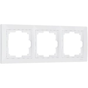 Рамка из поликарбоната Werkel Snabb basic на 3 поста Белый W0032001