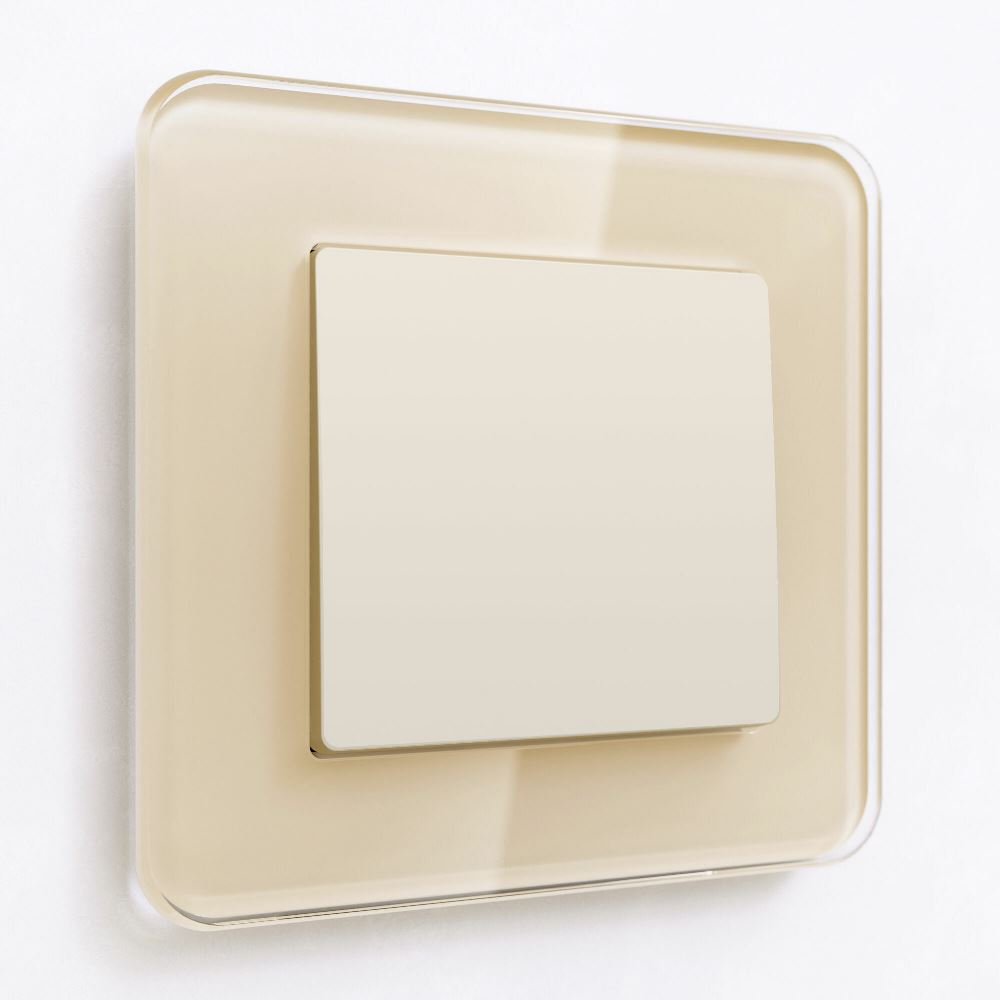 Выключатель одноклавишный встраиваемый проходной Werkel Айвори матовый W1112062 — изображение 2