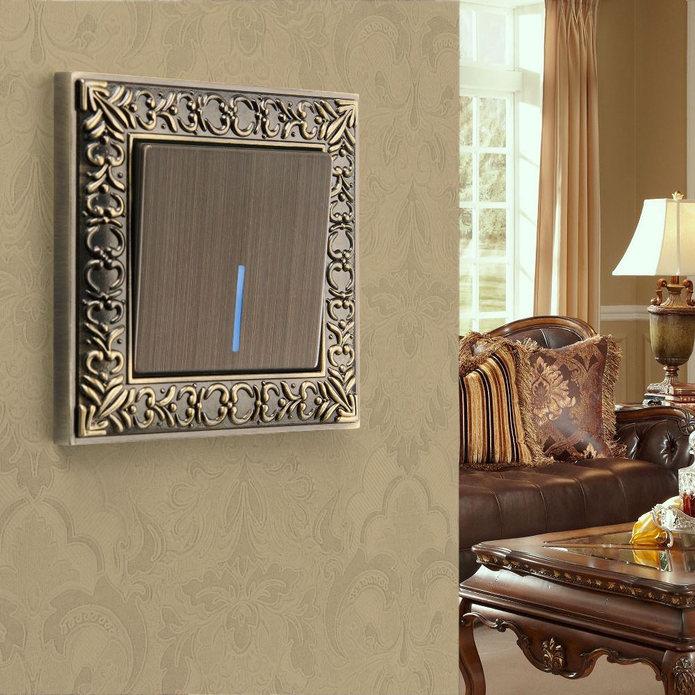 Клавиша для выключателя одноклавишного Werkel c подсветкой Бронза W1119112 — изображение 2