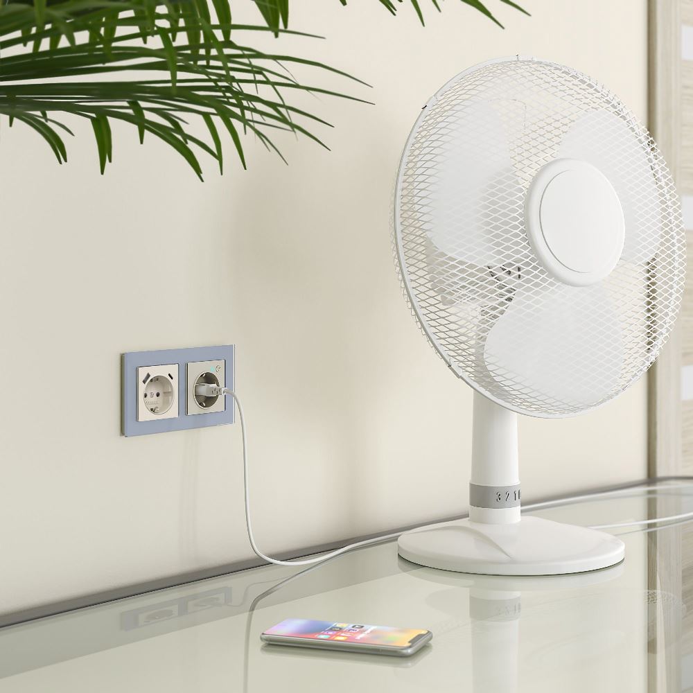 Умная встраиваемая розетка Werkel с Wifi, заземлением и шторками Слоновая кость W1171603 — изображение 2