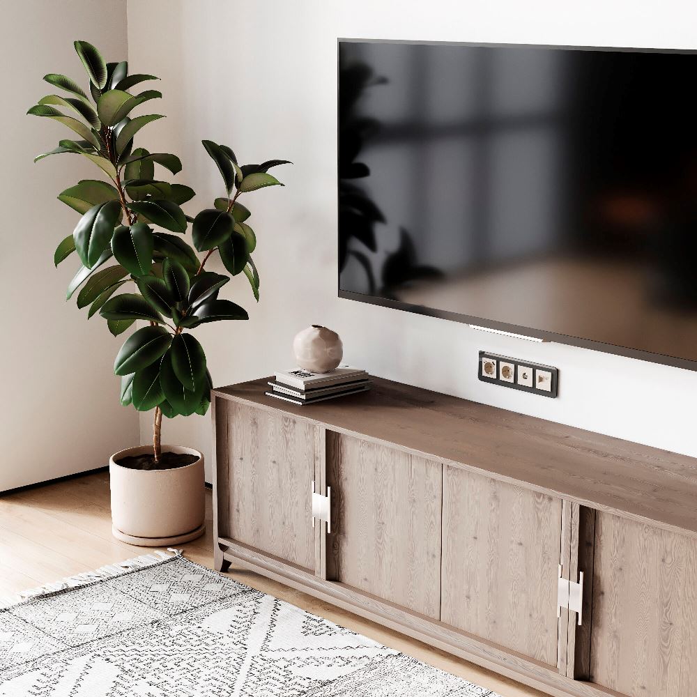 Розетка встраиваемая двойная Ethernet Werkel RJ-45 Айвори матовый W1181162 — изображение 3