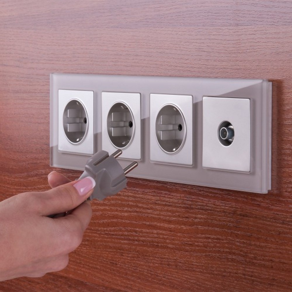 ТВ-розетка встраиваемая проходная Werkel Серебряный W1184006 — изображение 2