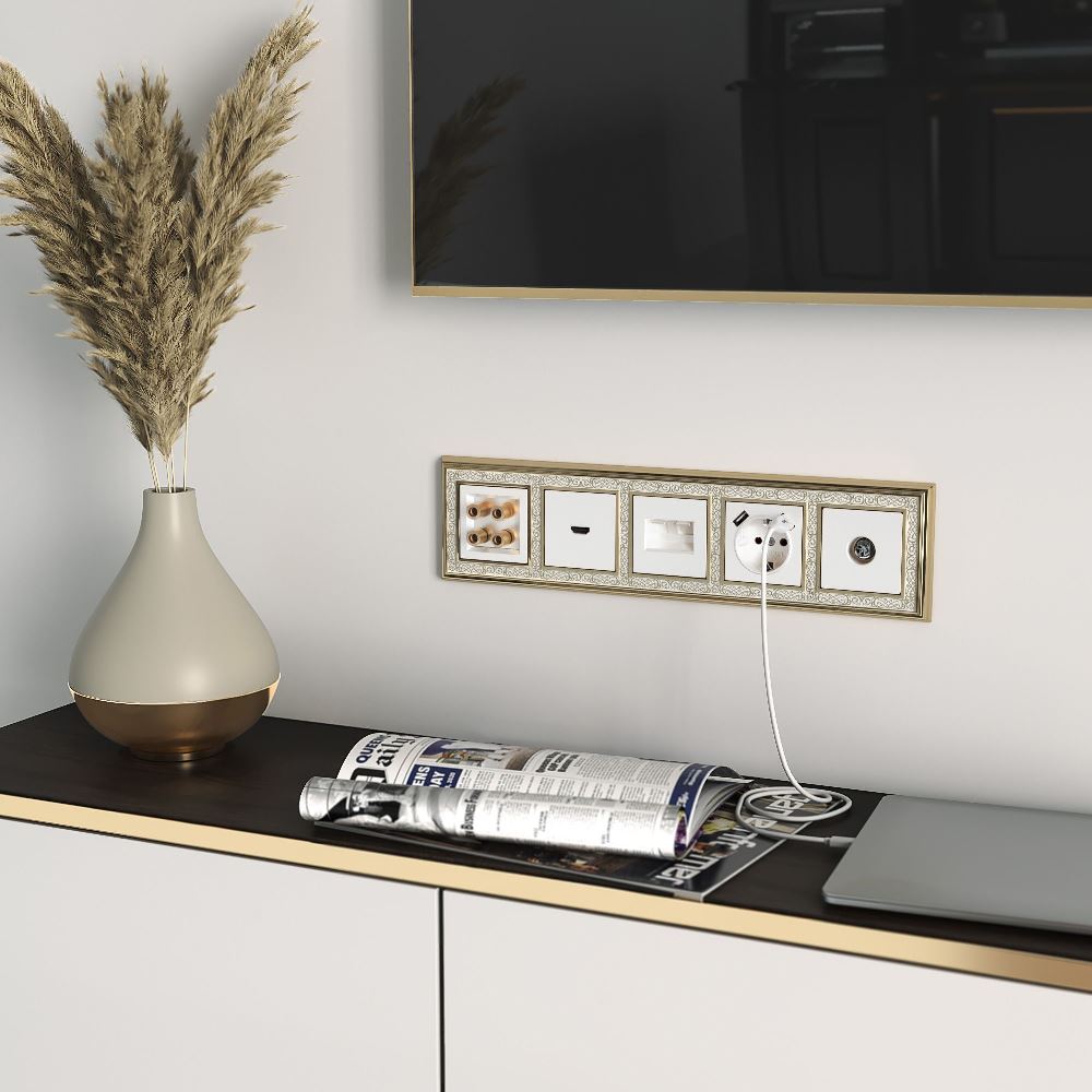 Акустическая розетка встраиваемая Werkel Белый W1185001 — изображение 2