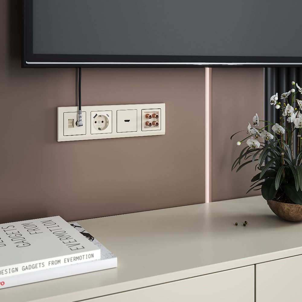 Розетка встраиваемая HDMI Werkel Слоновая кость W1186003 — изображение 2