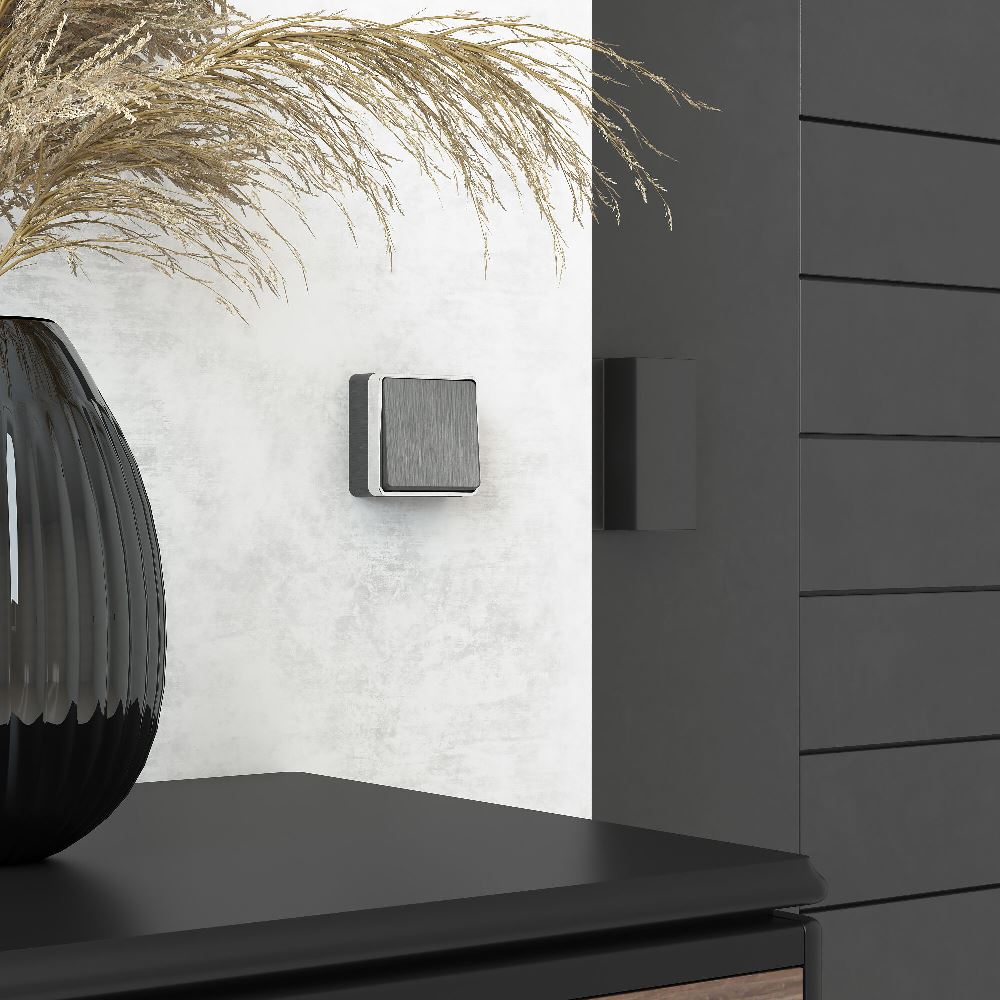 Выключатель одноклавишный накладной Werkel Gallant Графит W5010004 — изображение 2