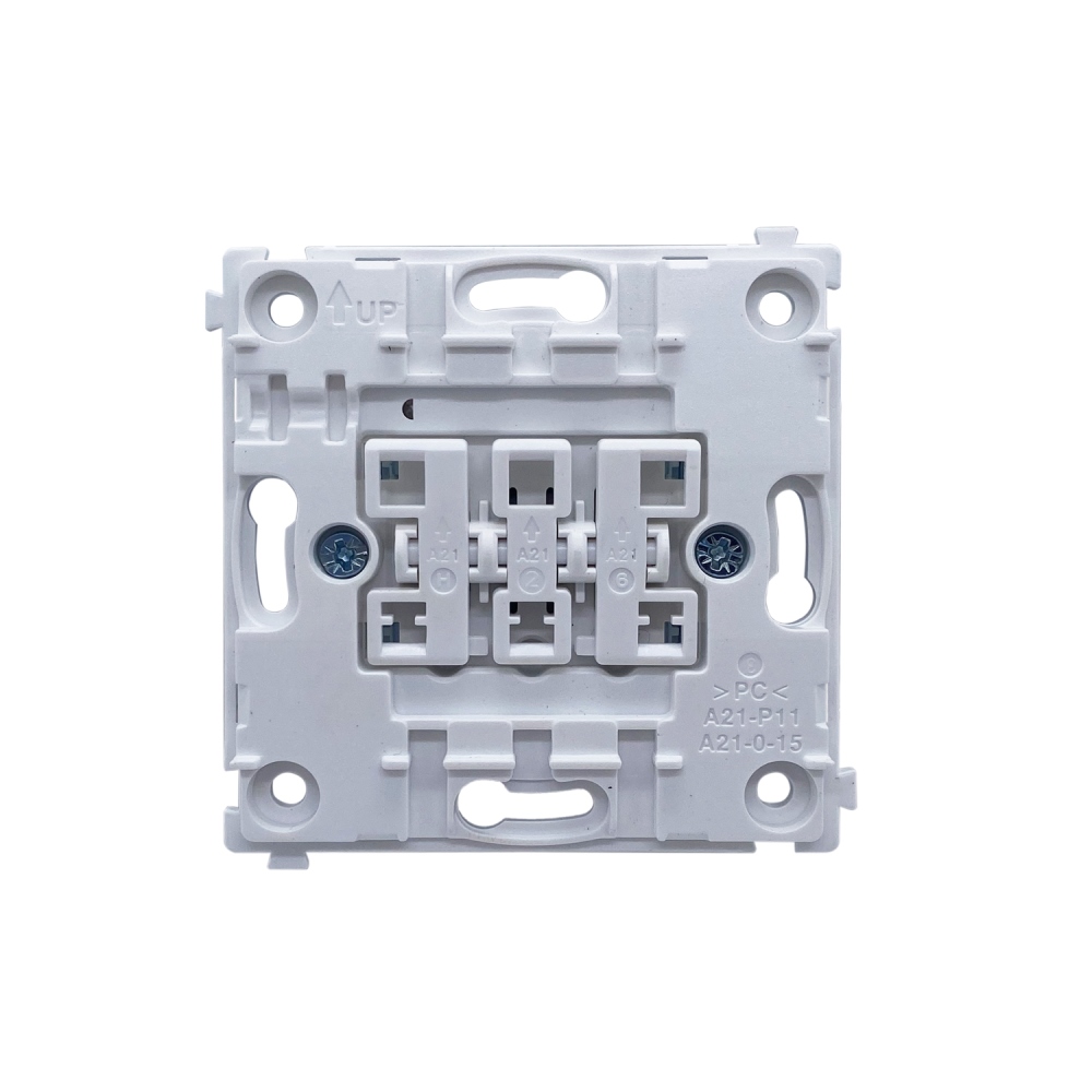 Выключатель трехклавишный встраиваемый Donel R98 с подсветкой Кашемир матовый DA03103-DA28335 — изображение 5