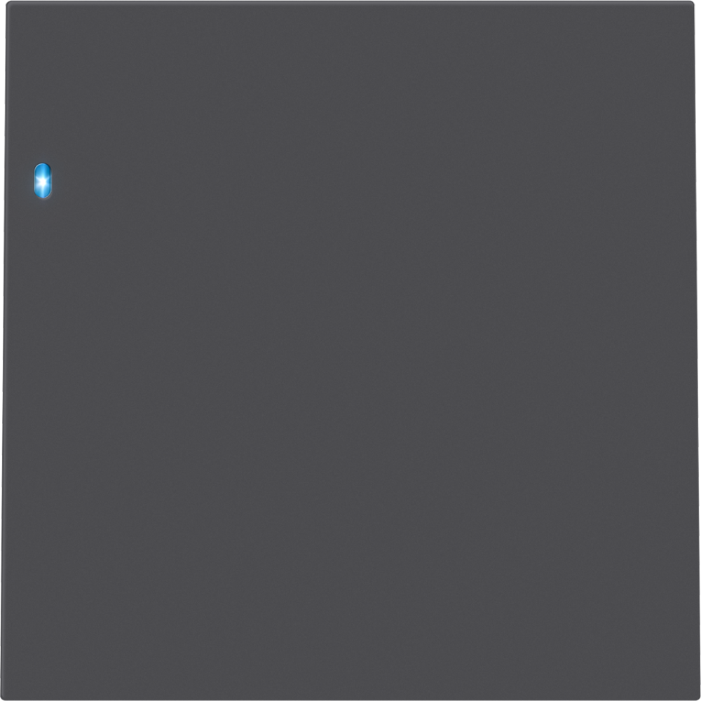 Выключатель одноклавишный встраиваемый Donel R98 звонкового типа с подсветкой Черный матовый DA03151-DA29028 — изображение 2