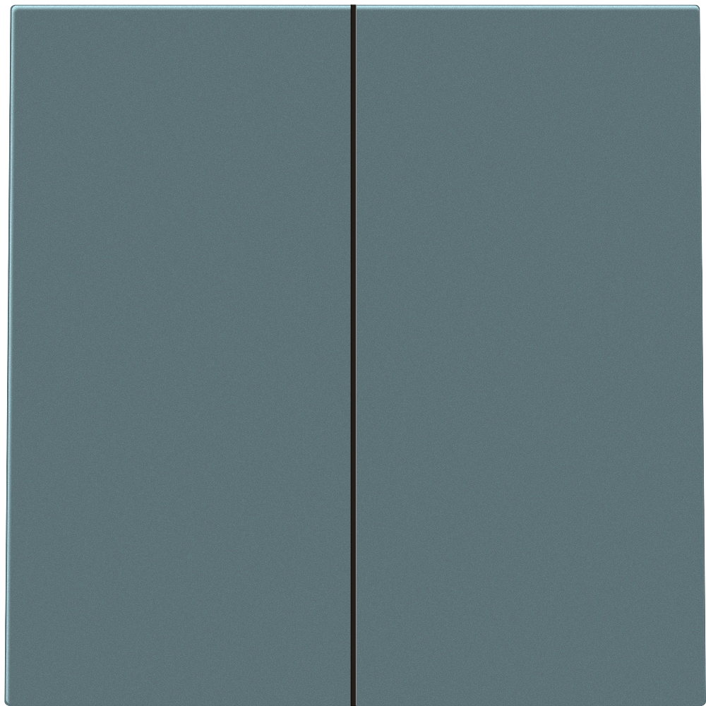 Выключатель двухклавишный встраиваемый перекрестный Donel R98 Изумруд матовый DA10900-DA29539 — изображение 2