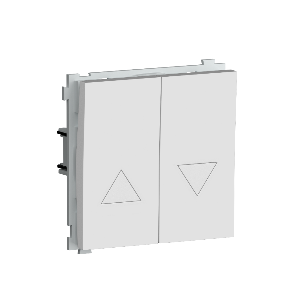 Выключатель жалюзи встраиваемый Donel R98 Белый матовый DA15800-DA29433