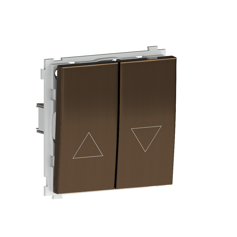 Выключатель жалюзи встраиваемый Donel R98 Metal Латунь DA15800-DA294ME