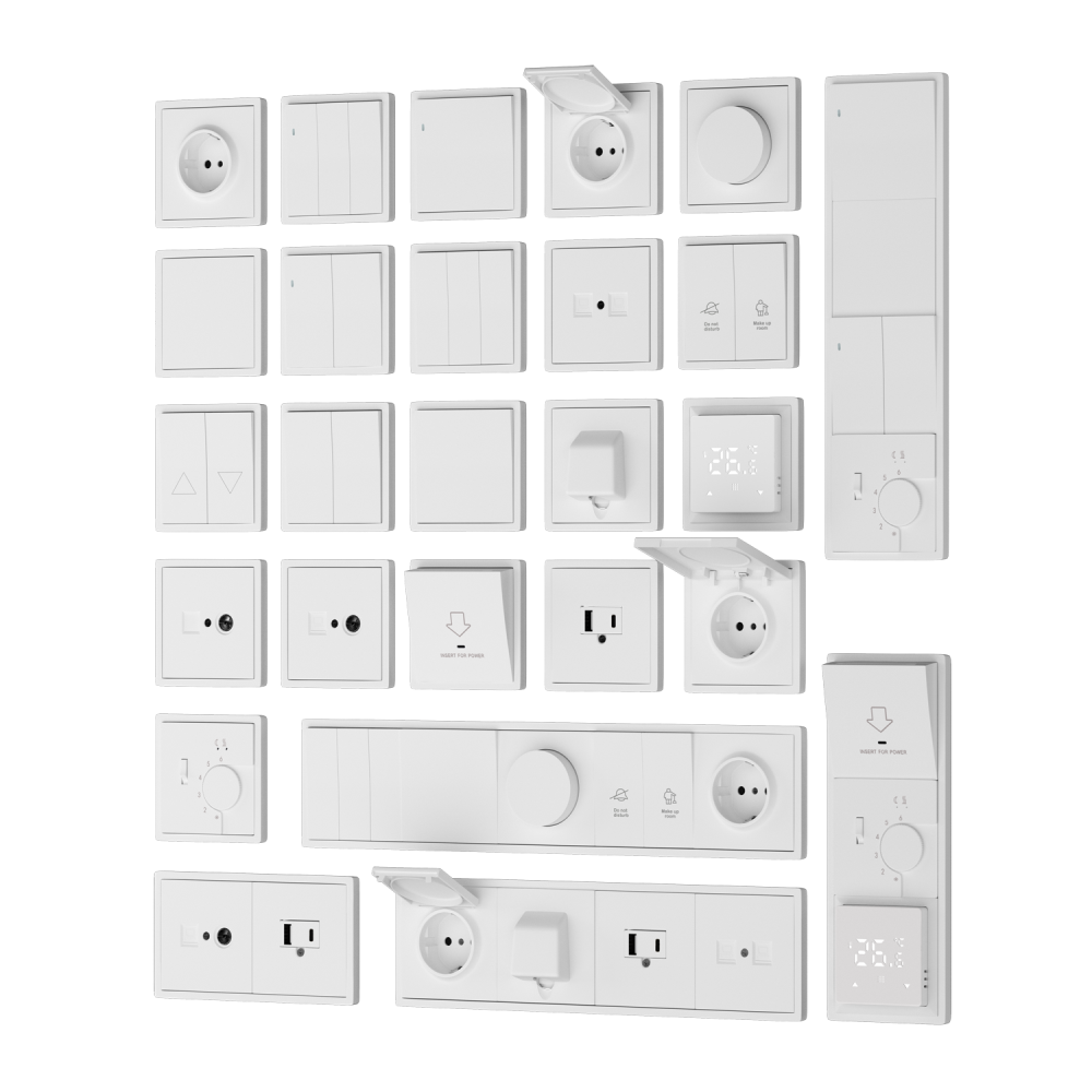 Розетка встраиваемая Donel R98 Schuko с крышкой и заземлением на винтах Белый матовый DA18800-DA45433 — изображение 4