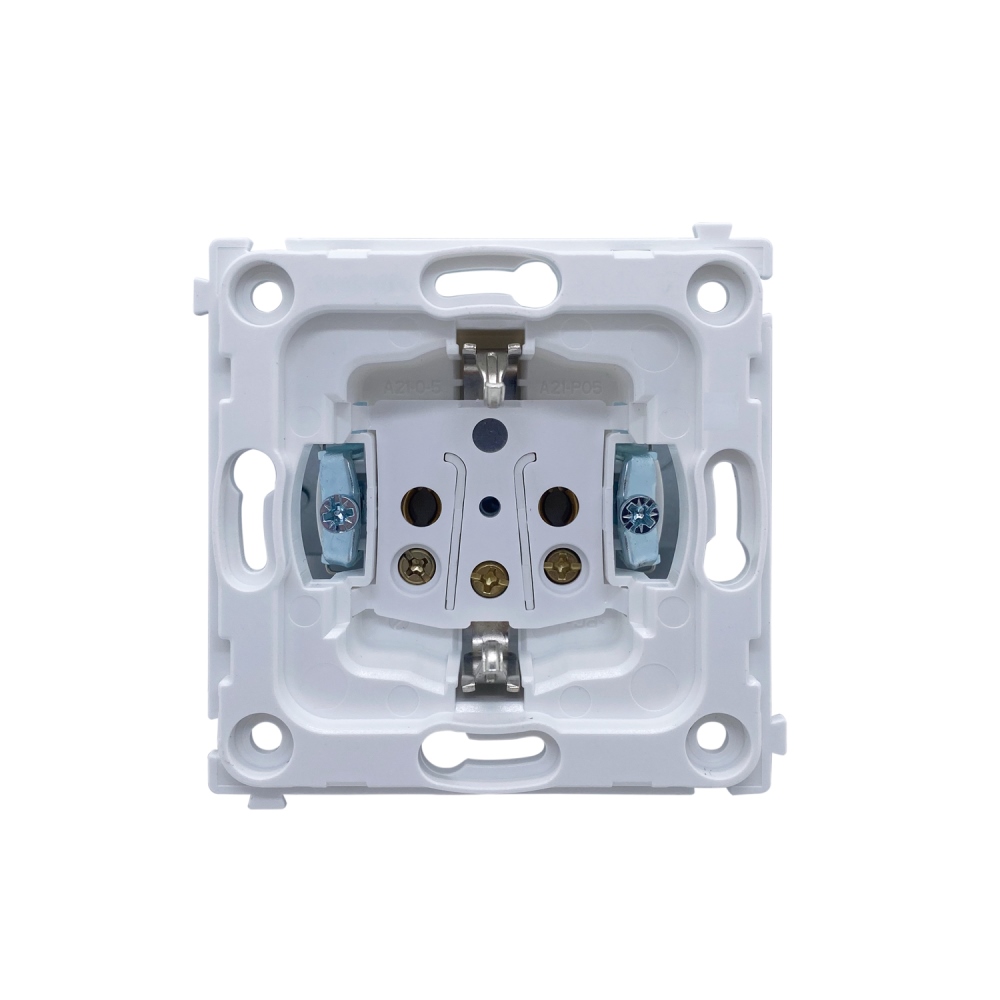 Розетка встраиваемая Donel R98 Schuko с крышкой и заземлением на винтах Белый глянцевый DA18800-DA45403 — изображение 6