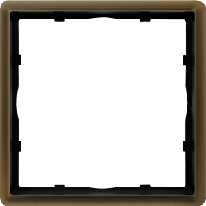 Рамка из металла Donel R98 Metal на 1 пост Латунь DA211ME