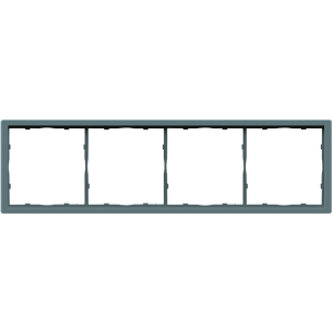 Рамка пластиковая Donel R98 на 4 поста Изумруд матовый DA21439