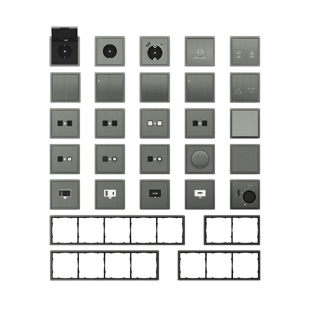 Рамка из металла Donel R98 Metal на 5 постов Никель DA215NB — изображение 2