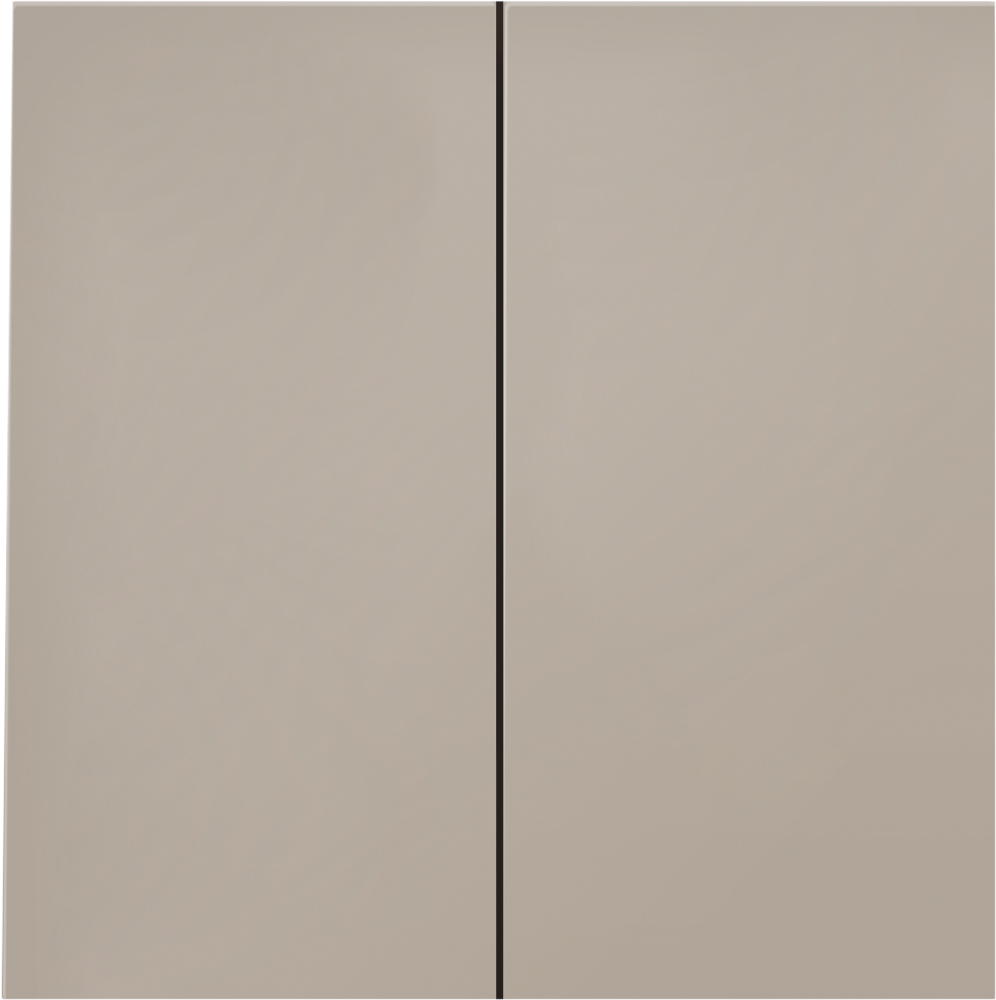 Выключатель двухклавишный встраиваемый Donel R98 звонкового типа Кашемир матовый DA25100-DA29535 — изображение 2