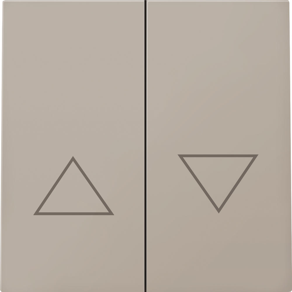 Выключатель жалюзи встраиваемый Donel R98 с блокировкой Кашемир матовый DA25800-DA29435 — изображение 2