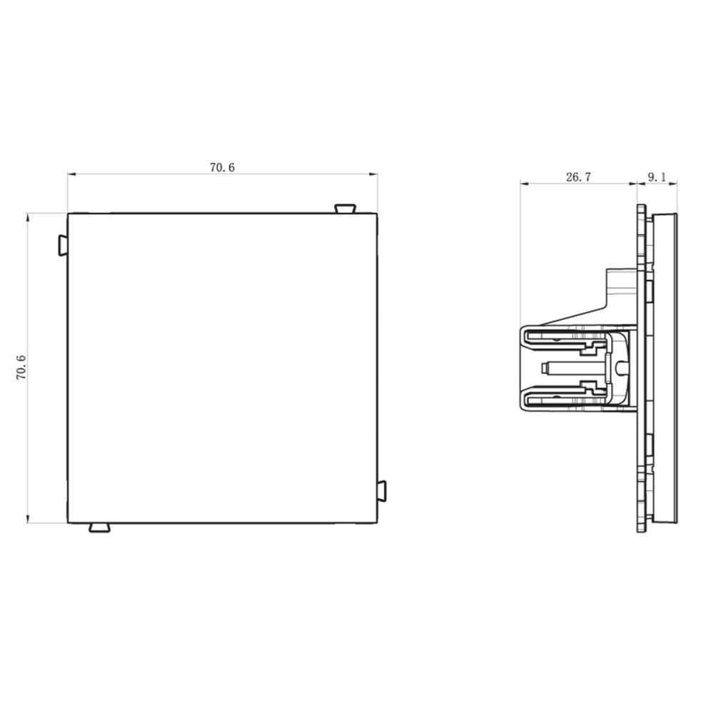 Заглушка Donel R98 Белый матовый DA26833 — изображение 3