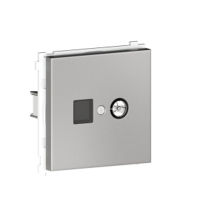 ТВ-розетка встраиваемая оконечная Donel R98 Metal Благородная сталь DA30100-DA879ES