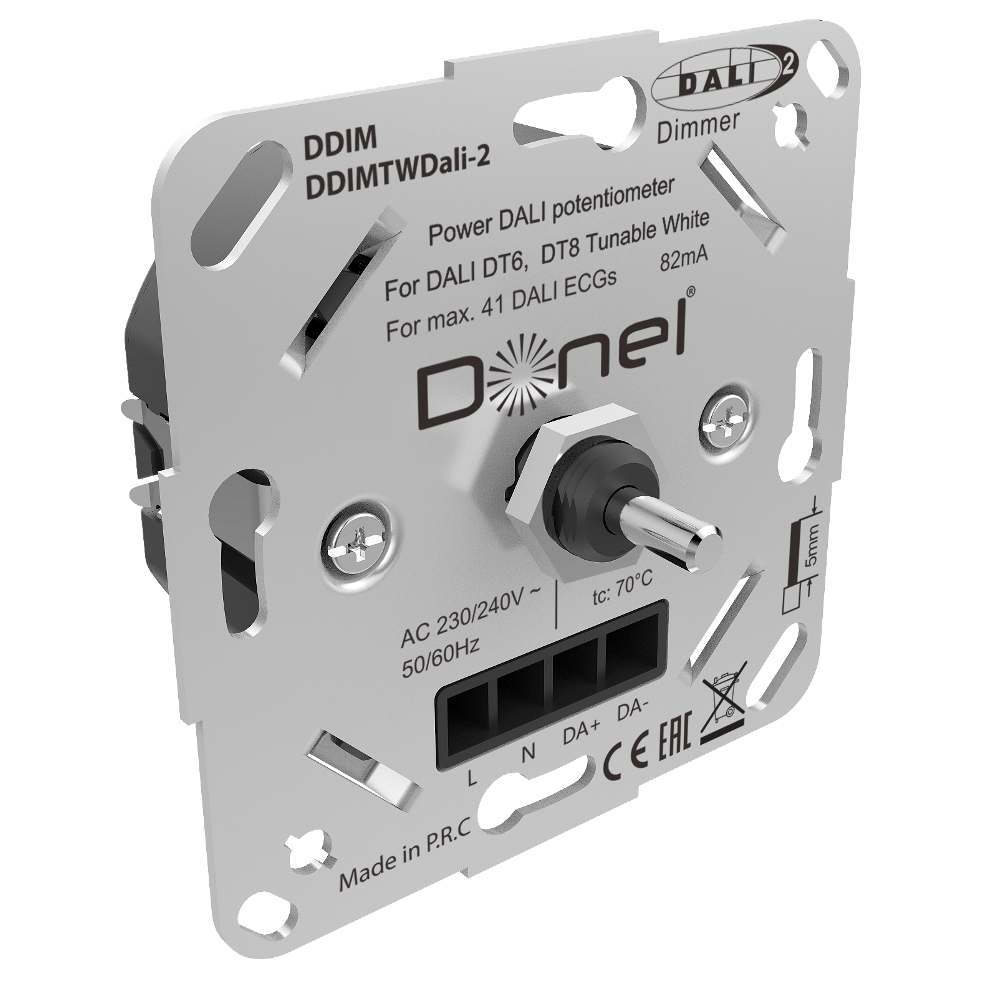 Диммер Donel R98 Dali роторный Карбон матовый DDIMTWDali-2-DA65030 — изображение 3