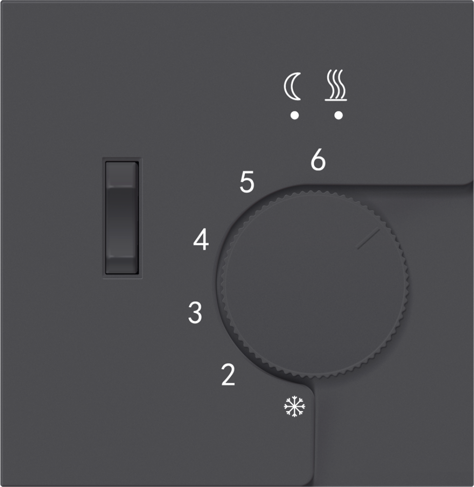 Терморегулятор механический Donel R98 с внешним датчиком пола Черный матовый DTEF231-DA14928 — изображение 2