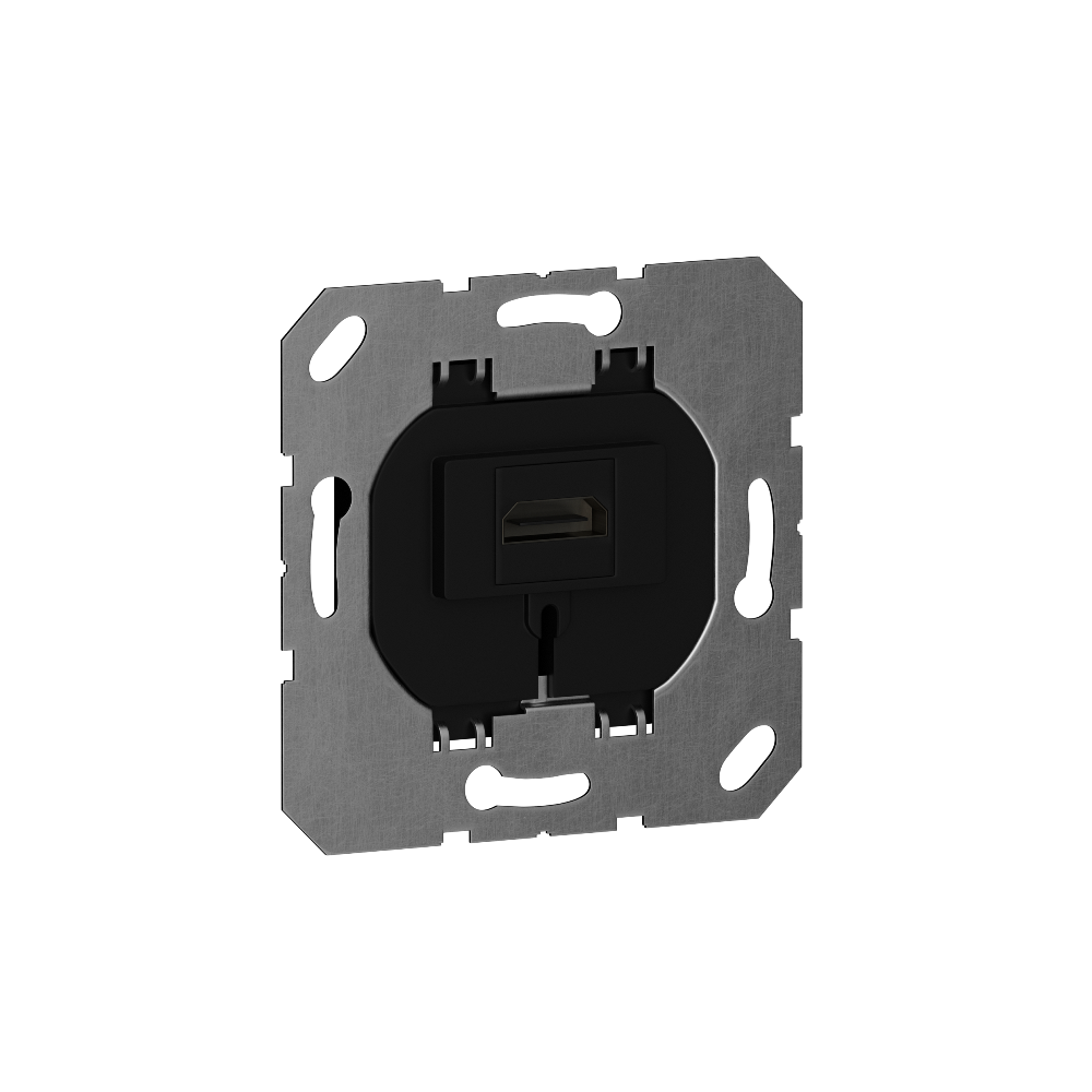 Розетка встраиваемая HDMI Donel R98 2.0a Шоколад матовый STRS20A-DA27642 — изображение 5