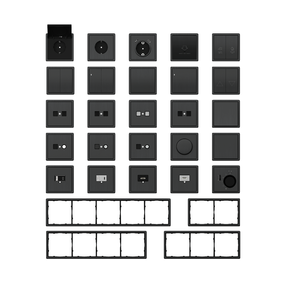 Розетка встраиваемая HDMI Donel R98 Metal 2.0a Вороненая сталь STRS20A-DA276GS — изображение 3