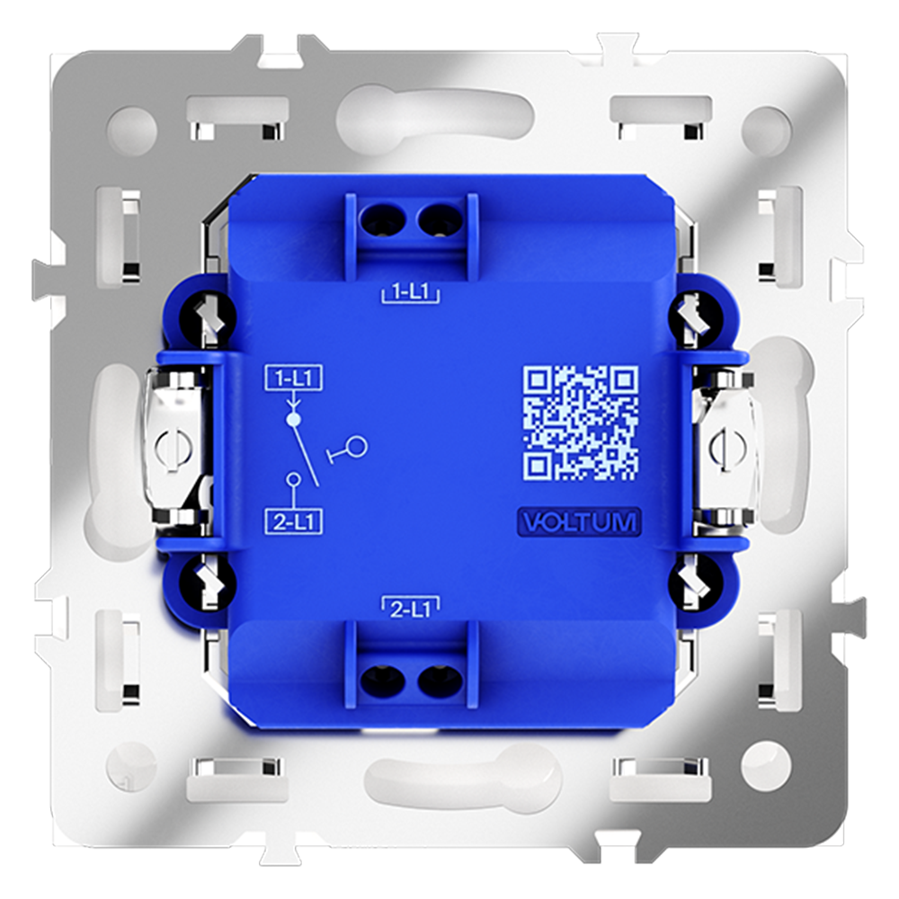 Выключатель одноклавишный встраиваемый Voltum S70 Кашемир VLS010103 — изображение 3