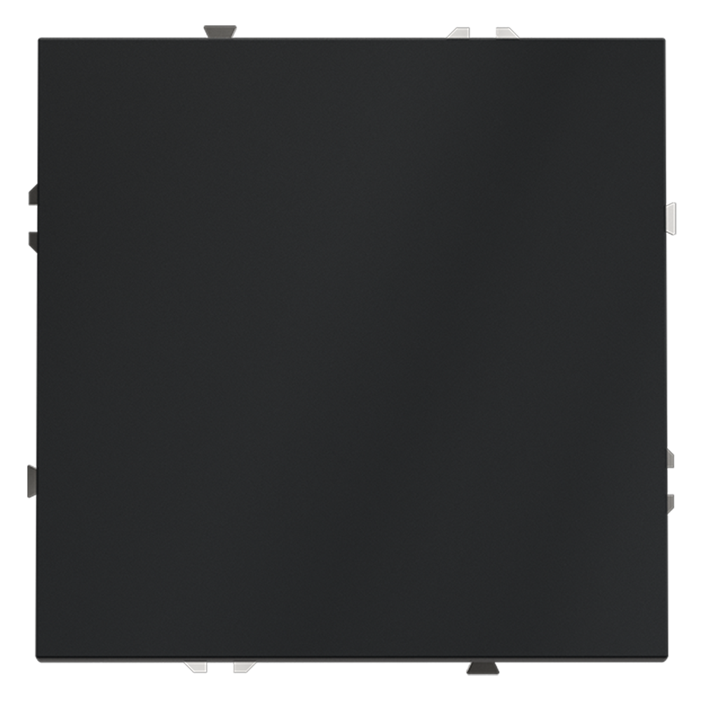 Выключатель одноклавишный встраиваемый Voltum S70 Графит VLS010107