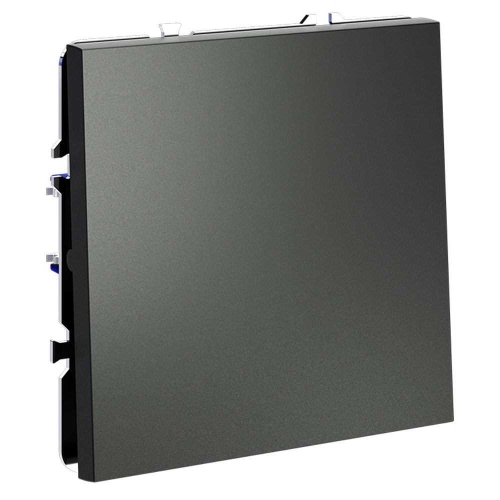 Выключатель одноклавишный встраиваемый проходной Voltum S70 Титан VLS010306 — изображение 2