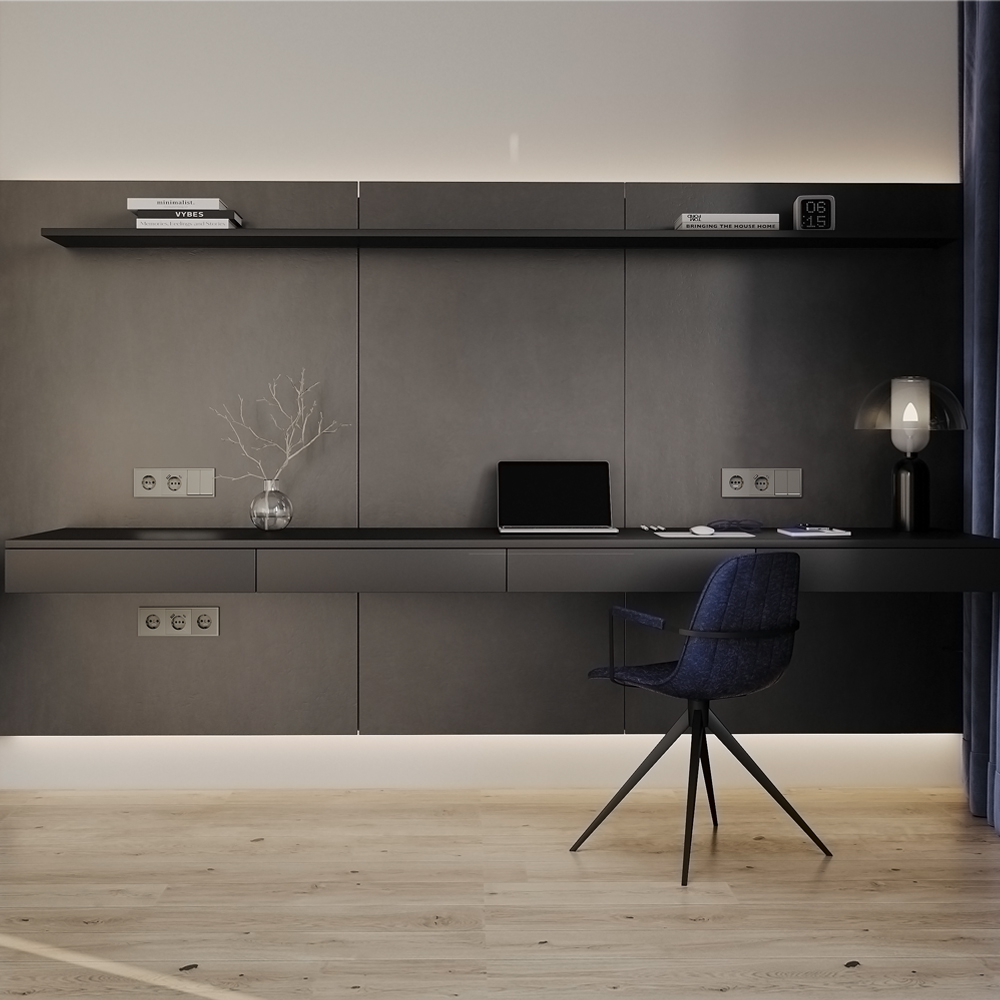 Выключатель двухклавишный встраиваемый проходной Voltum S70 с подсветкой Шелк VLS020404 — изображение 5