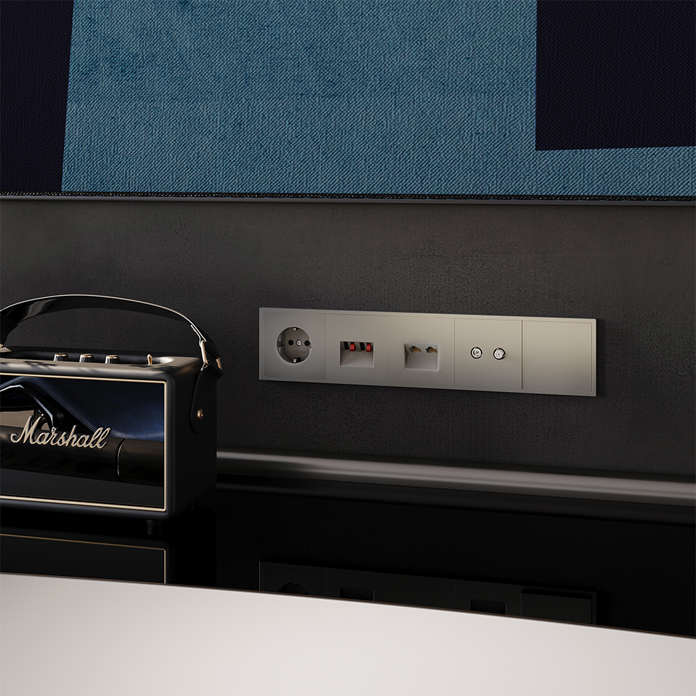 Розетка встраиваемая двойная Ethernet Voltum S70 RJ45+RJ45 Cat.6 Шелк VLS060204 — изображение 5