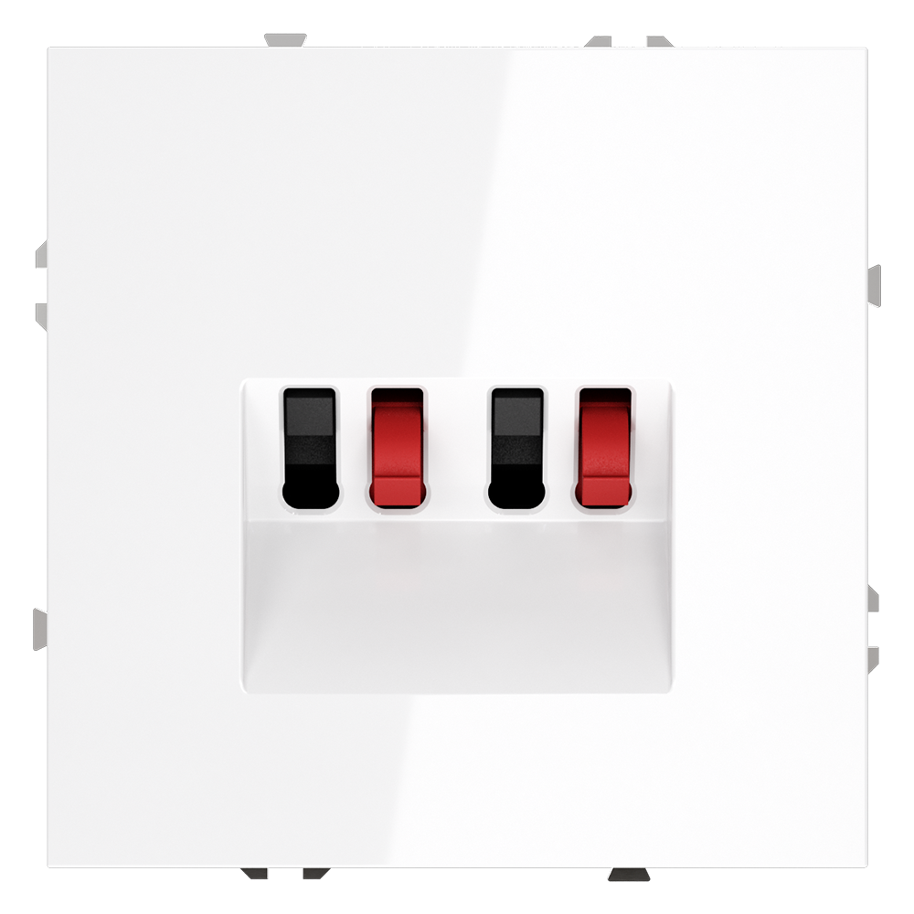 Акустическая розетка встраиваемая Voltum S70 Белый Глянцевый VLS060301