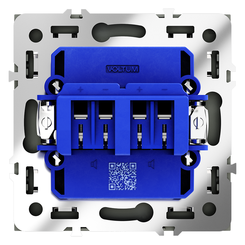 Акустическая розетка встраиваемая Voltum S70 Черный матовый VLS060308 — изображение 3
