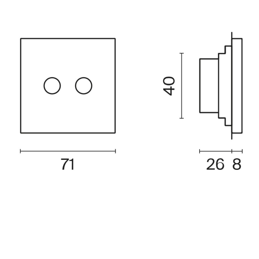 Розетка встраиваемая TV-SAT Voltum S70 оконечная Кашемир VLS060403 — изображение 6