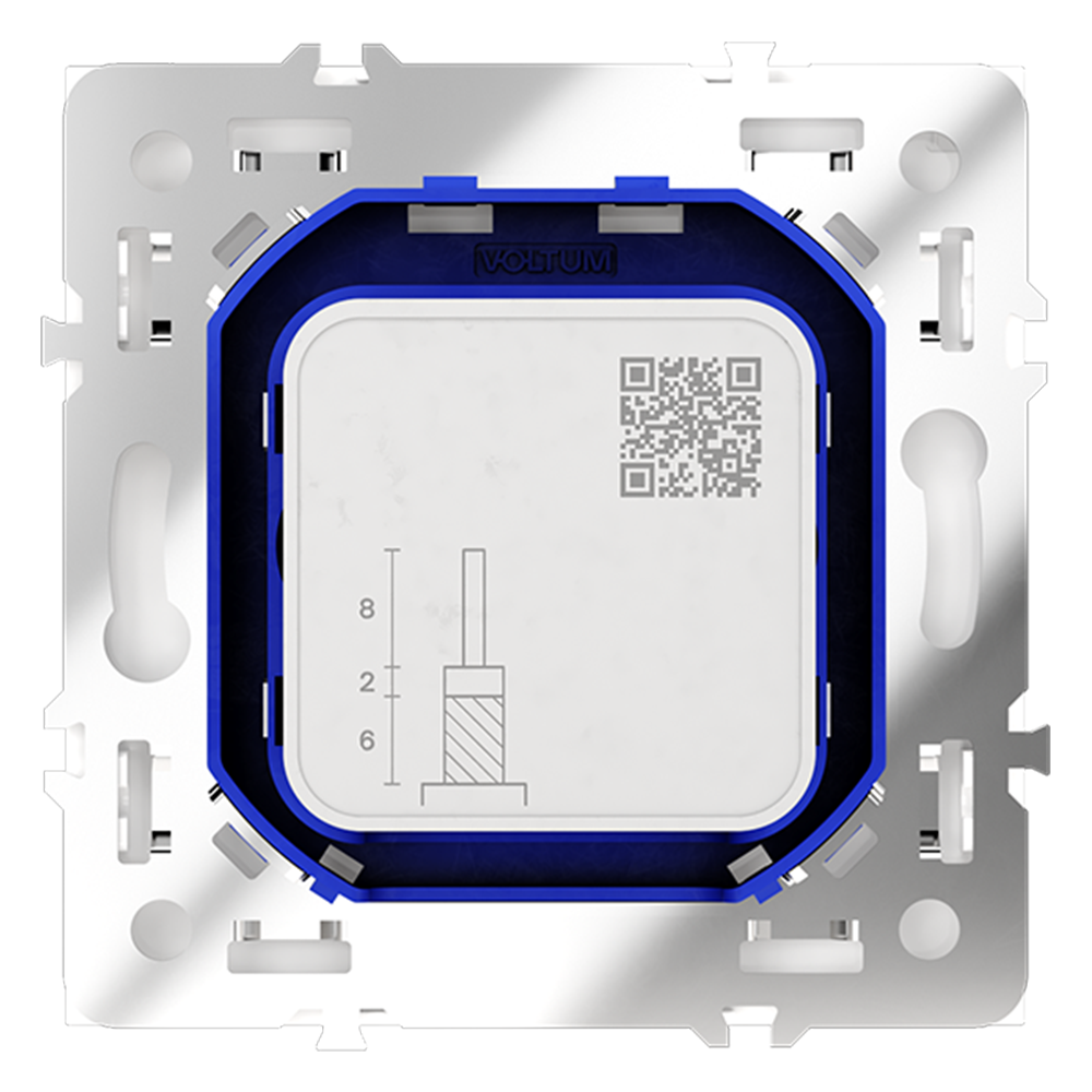 Розетка встраиваемая TV-SAT Voltum S70 оконечная Белый матовый VLS060402 — изображение 3