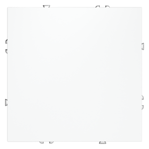 Заглушка Voltum S70 с суппортом Белый матовый VLS080102