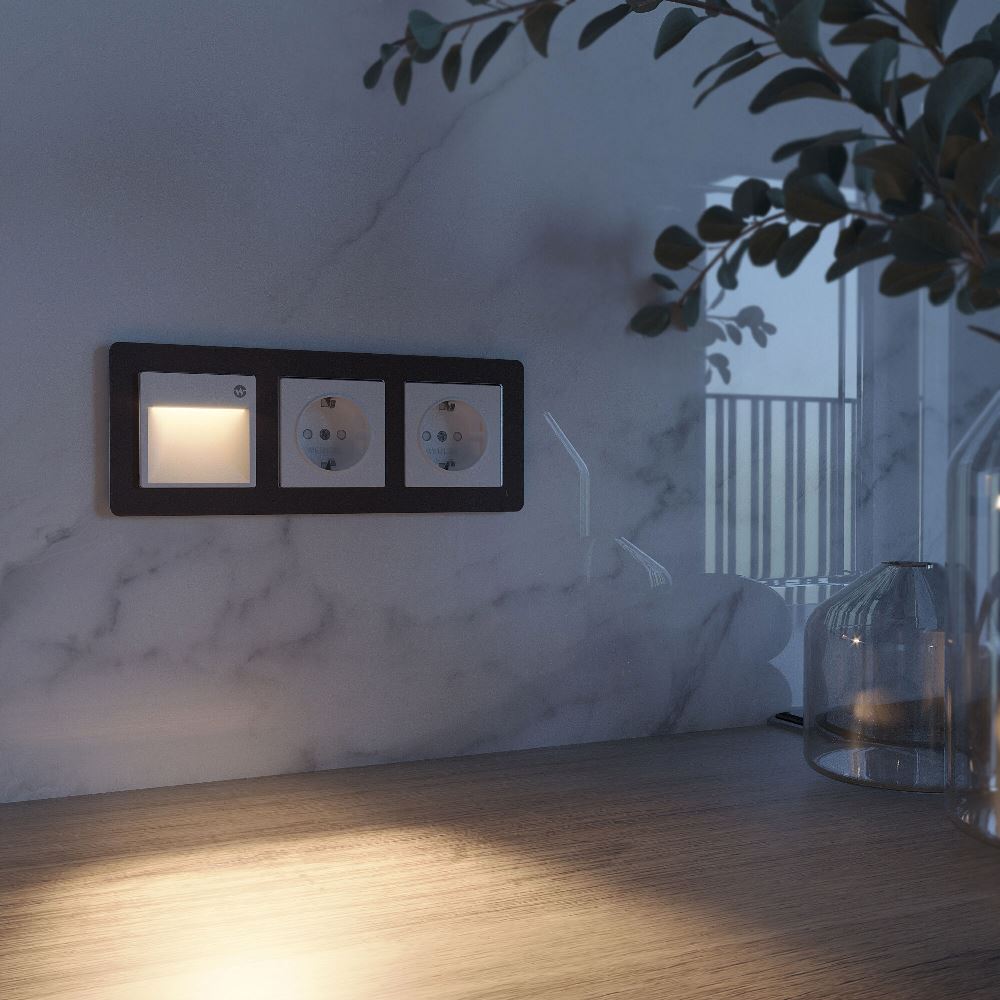 LED подсветка встраиваемая Werkel три режима с датчиком движения Белый W1154601 — изображение 3