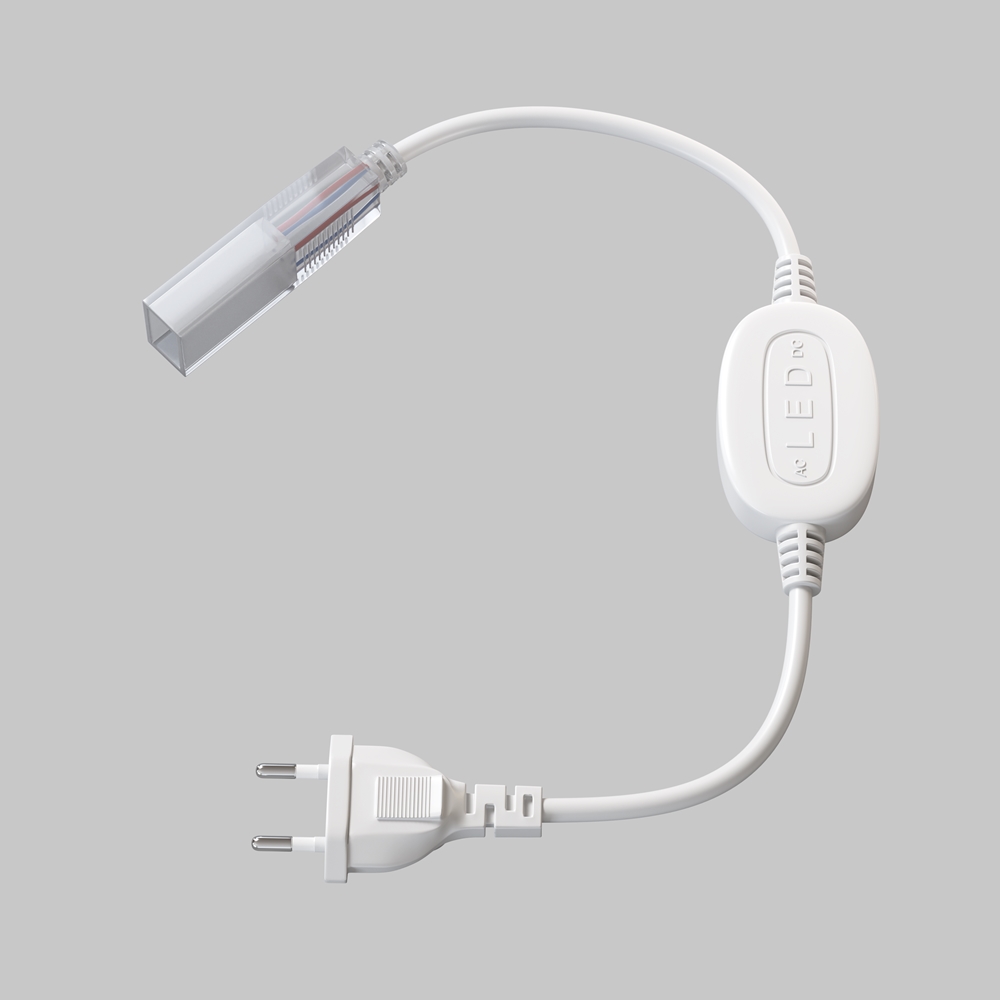 Коннектор питания с сетевой вилкой Maytoni Led Strip Ultra для светодиодной ленты Белый 201205